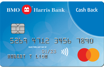 BMO Harris Cashback Mastercard Card Art