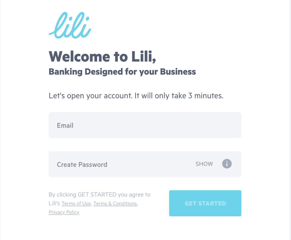 Lili Bank Onboarding Flow